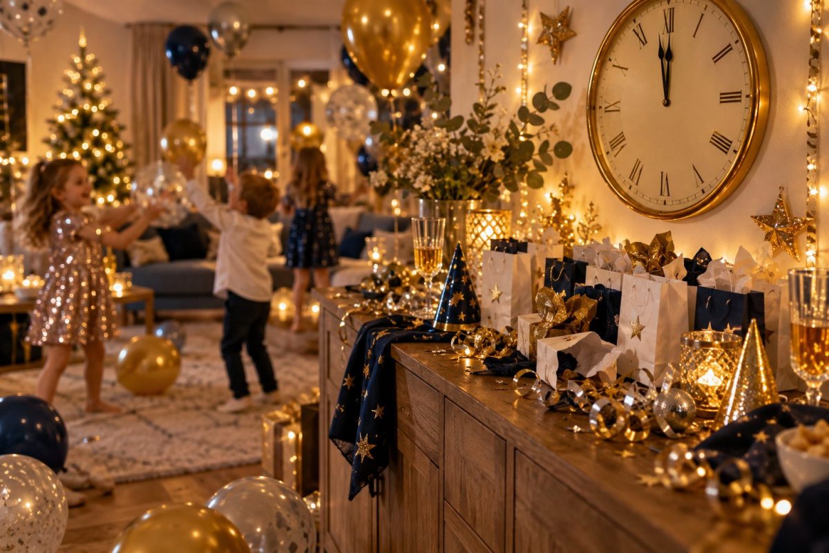 Programme de soirée du Nouvel An en famille heure par heure