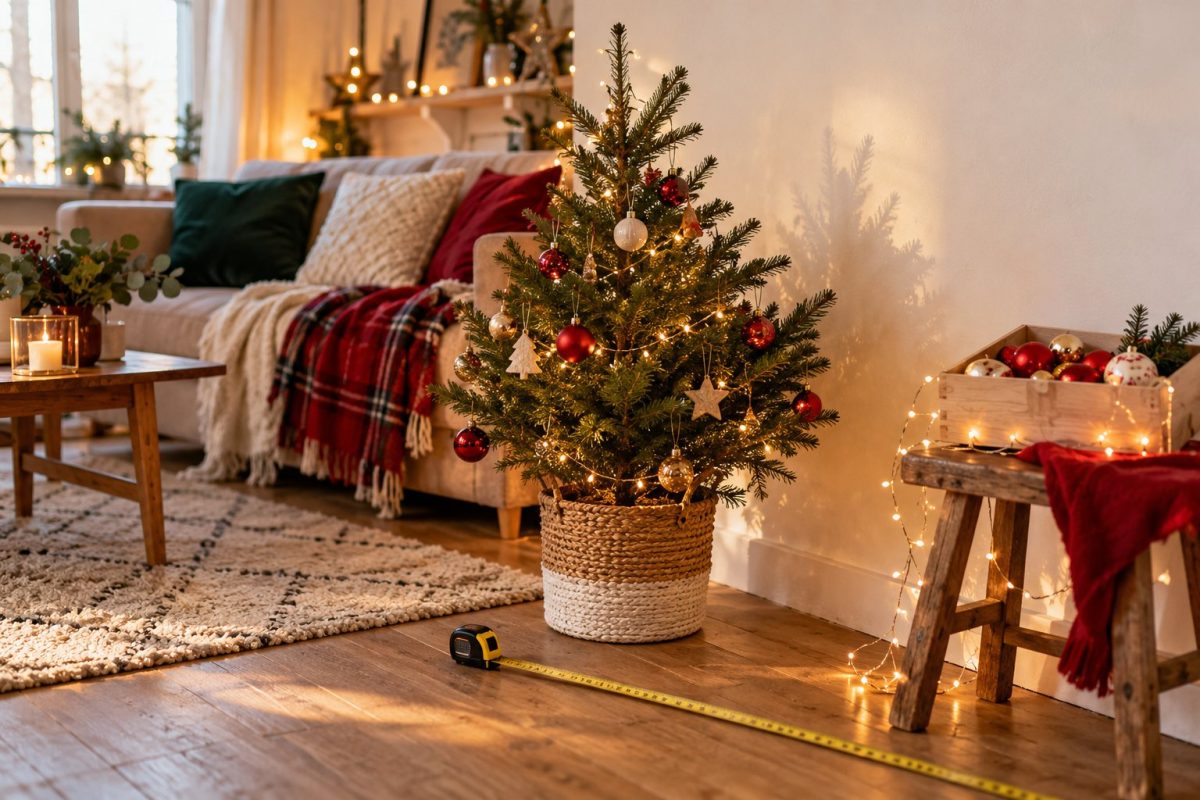 Choisir un sapin de Noël pour petit appartement