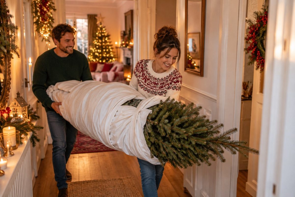 Sortir le sapin sans mettre des aiguilles partout