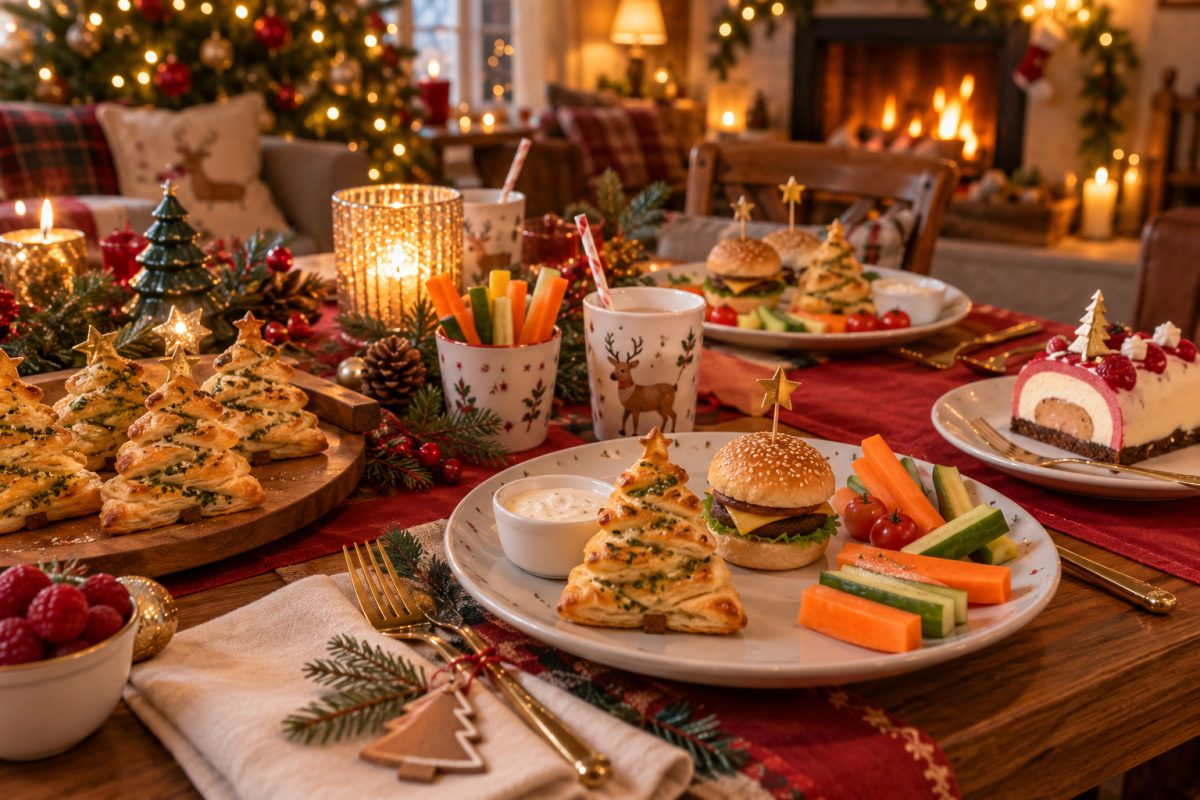 Menu de Noël pour enfants