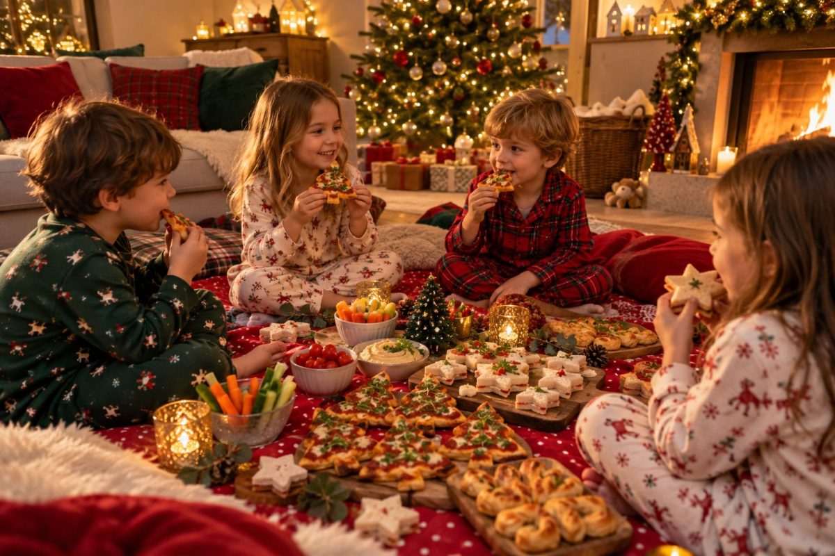 Un dîner à manger avec les doigts