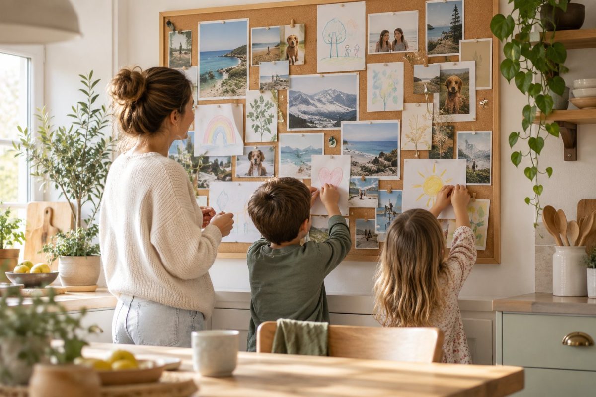 Un tableau des envies de la famille