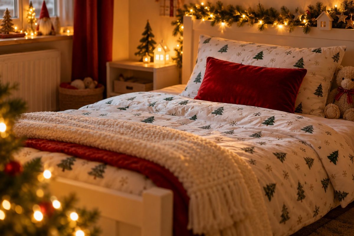 Une parure de lit de Noël