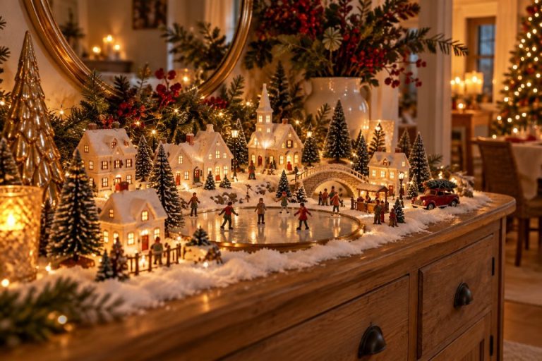 village de noel miniature